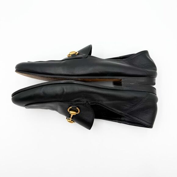 Gucci Horsebit Brixton Loafers Collapsable Heel Black Leather US Men’s 9 - Picture 10 of 14